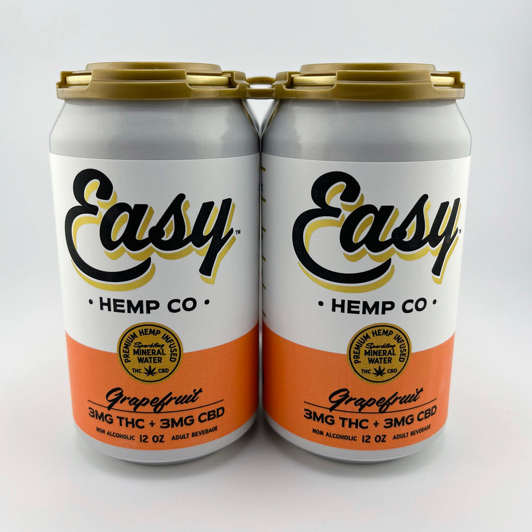 Easy Hemp Co. - Grapefruit Mineral Water 8 Pack