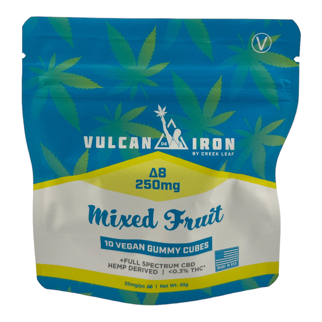 Vulcan Iron - 25 mg Δ8 CBD Gummy, 10 pack